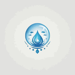 Water Logo Design EPS format Very Cool