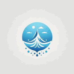 Water Logo Design EPS format Very Cool