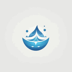 Fototapeta na wymiar Water Logo Design EPS format Very Cool