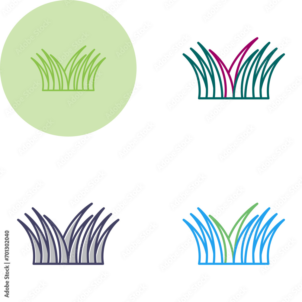 Poster Grass Vector Icon