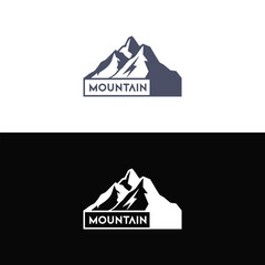 Fototapeta na wymiar Mountain nature landscape logo and symbols icons template 