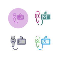 Journalist Vector Icon