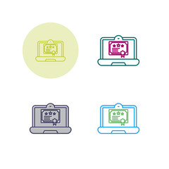 Digital Certificate Vector Icon