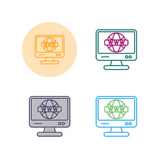 World Wide Vector Icon