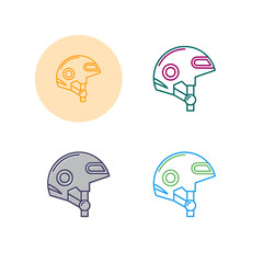 Helmet Vector Icon