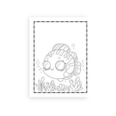 Cute Fish Coloring Pages
