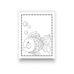 Cute Fish Coloring Pages