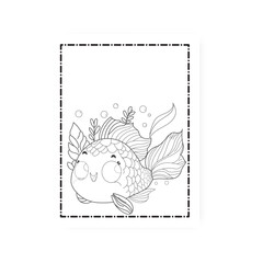 Cute Fish Coloring Pages