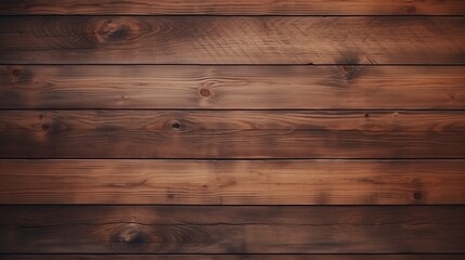 A beatiful wooden wall design in brown color,  space for text  - Generative AI