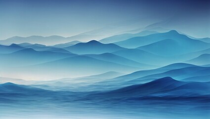Fototapeta na wymiar beautiful blue gradient made by AI generative