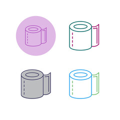 Toilet Paper Vector Icon