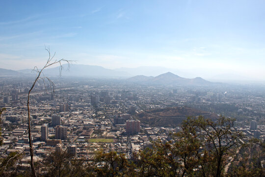 view of the city Cerro Blanco   Valle Lo Campino Santiago Metropolitan Region, Chile
