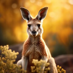 Kangaroo, soft light, dof