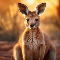 Kangaroo, soft light, dof
