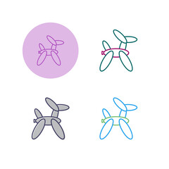 Balloon Dog Vector Icon