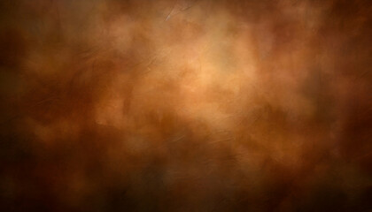 Brown Grunge Texture Background with Lighted Middle