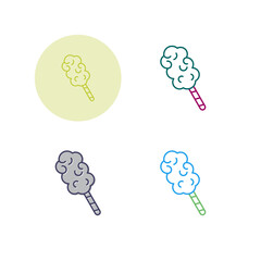 Cotton Candy Vector Icon