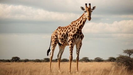 Obraz premium giraffe in the savannah