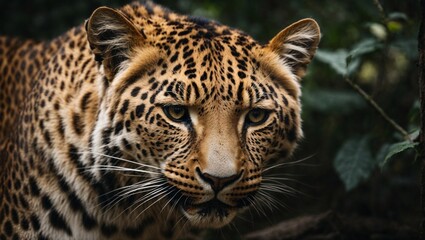 Obraz premium portrait of a leopard