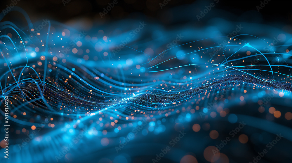 Poster abstract visualisation of data