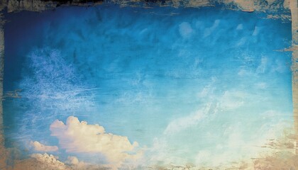 illustration of a sky with clouds on a sunny day suitable as a cover or background