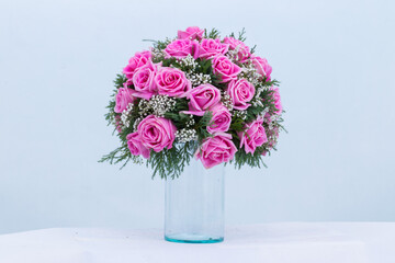 Beautiful flowers in a vase
