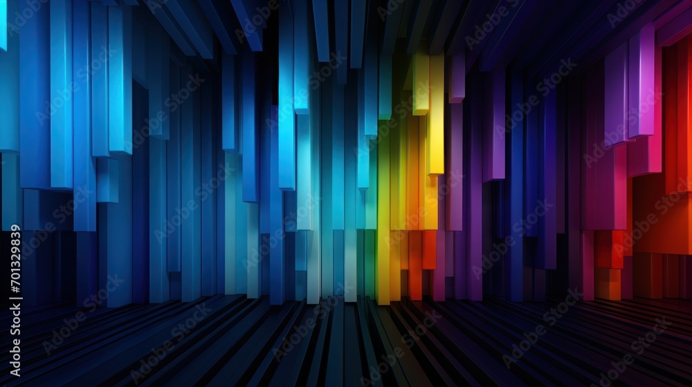 Poster an image of a multicolored background that looks like something out of a sci - fi sci - fi movie.