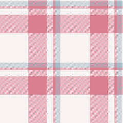 Background check tartan of seamless plaid texture with a fabric pattern vector textile.