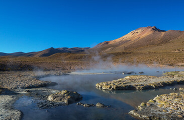 Fototapeta na wymiar Hot springs in Chile