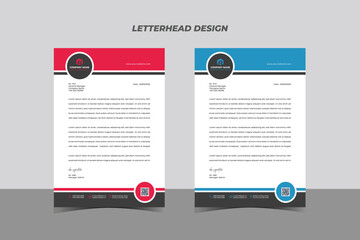 Modern Letterhead Design Business Template