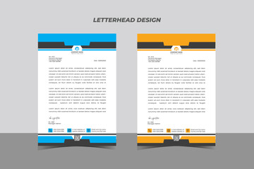 Simple Corporate Letterhead Design Template