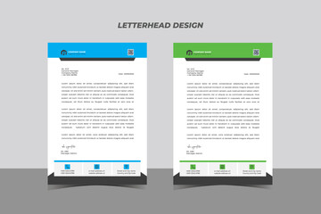 Modern Letterhead Design Business Template