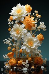 Fototapeta premium Flower in the bottle