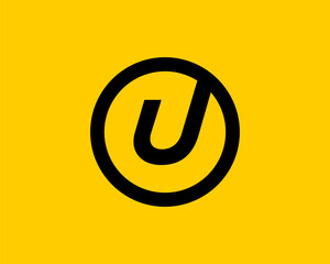 Letter U logo icon design template elements