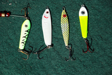 Fishing lures and tackle storage