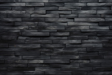 Black brick wall texture background. Black and white brick wall texture background