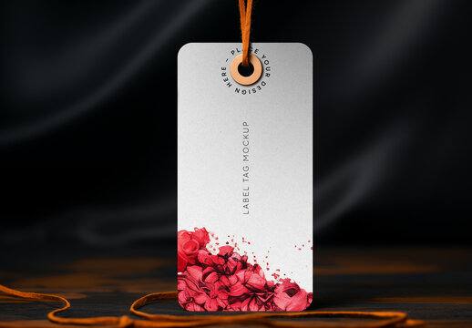 Label Tag Mockup Generated with AI