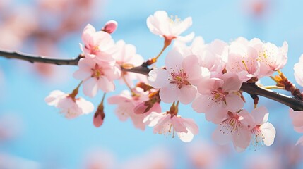 Fototapeta na wymiar Beautiful cherry blossom artistic background