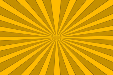 Obraz premium Retro sun brown background with sunburst