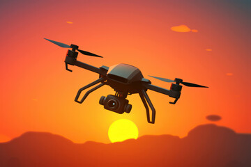 Fototapeta na wymiar Propeller digital remote aerial aircraft sky drone camera technology helicopter background