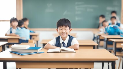teacher and students in classroom