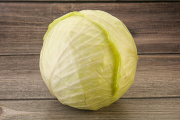 Ripe cabbage - organic food vith vitamin