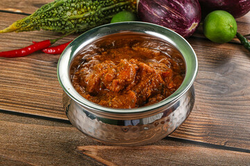 Indian cuisine - chicken masala sauce