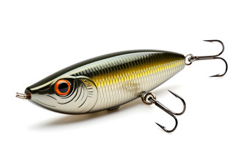Fishing lure isolated on white