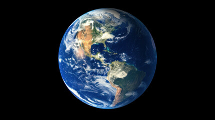 Naklejka na ściany i meble Planet Earth as seen from space