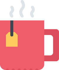 design vector image icons cup of tea
