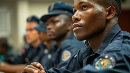 An image of customs officers participating in training programs and workshops, highlighting the ongoing commitment to professional development within the customs community. [Intern
