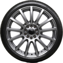 car wheel on a transparent background, png