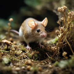 A Mice Microscopic Journey into Resilience and Intricacy ai generated