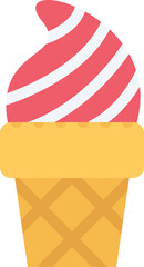 design vector image icons ice cream cone